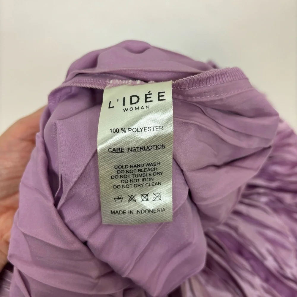 L’IDEE De Luxe Top in Violet Size 8